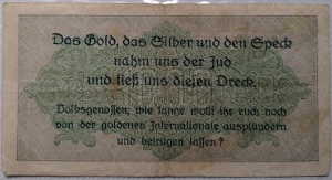 PROPAGANDA. Billetes alemanes con sobreimpresiones 1923-1933.  Img_20200720_192251