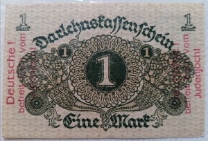 PROPAGANDA. Billetes alemanes con sobreimpresiones 1923-1933.  Img_20200902_171855